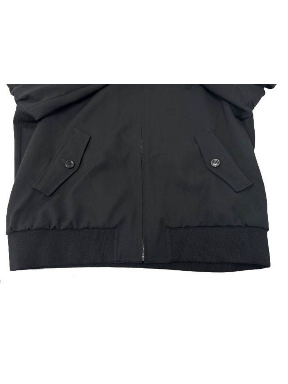 Celine Triomphe Jacket Gabardine Logo Embroidery Wool 54 Black - Picture 4 of 7